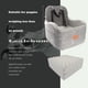 thumbnail image 2 of Asiento de coche Dog Booster Lealchum de hasta 16 kg, ultrasuave, gris, 2 of 6
