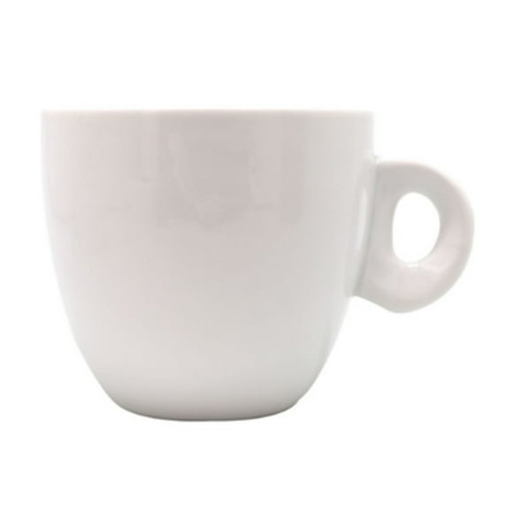 Set De 12 Tazas Te De Porcelana Blancos Redondos 220Cc Star Round Party