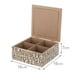 thumbnail image 2 of Caja De Té Mediana De Madera 4 Espacios Dulce Hogar, 2 of 2