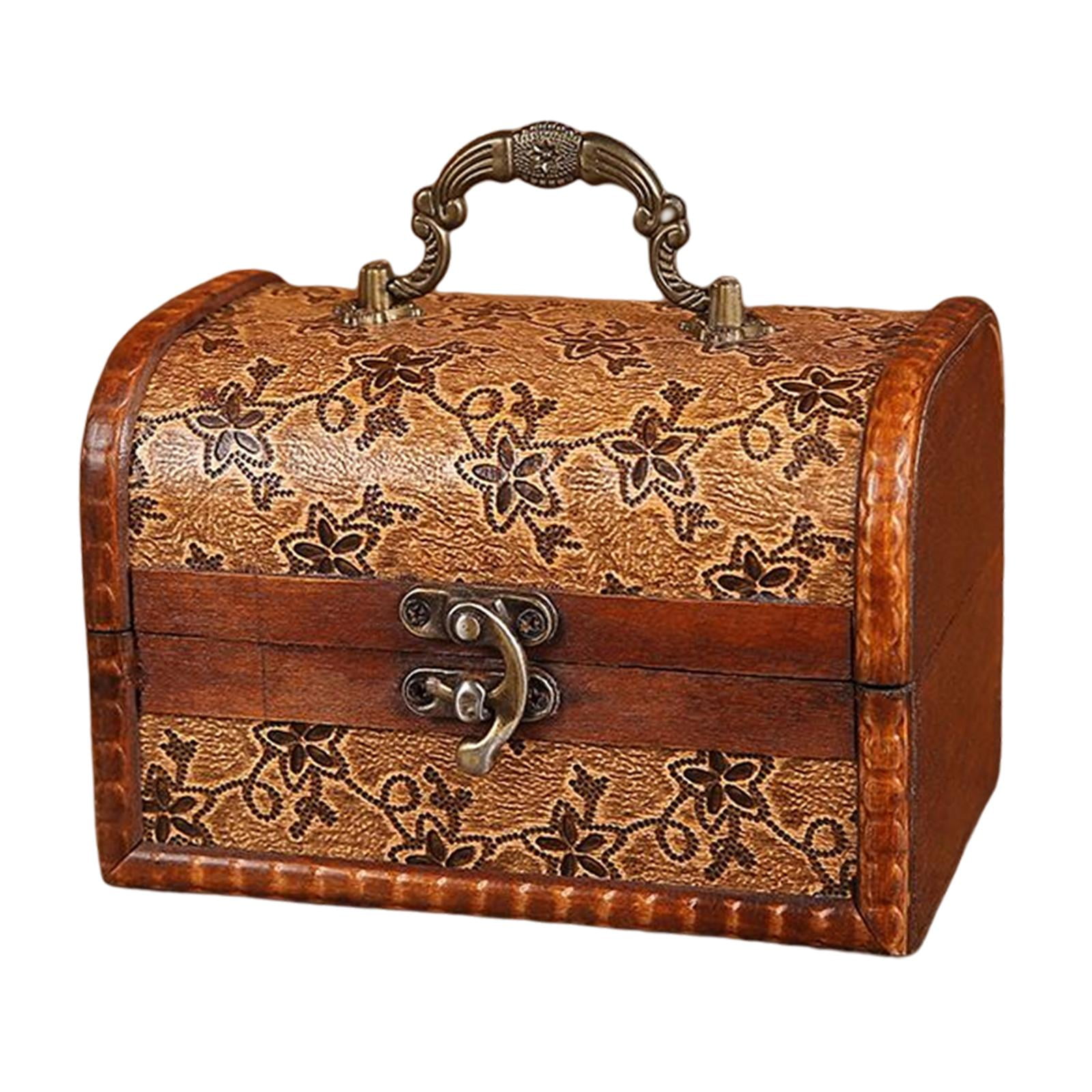 Caja De Almacenamiento De Joyería Vintage Decorativa De