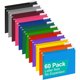 thumbnail image 1 of HERKKA Hanging File Folders, 60 Pack Reinforced Letter Size, 1 of 3