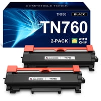 Cartucho De Tóner Allwork Tn760 Compatible Con Impresora Brother