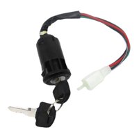 Magideal - Enchufe Del Interruptor De La Llave De Encendido De La Motocicleta Resistente Al Desgaste Ligero Atv 50-250 Piezas De Repuesto Multiusos Para Camiones