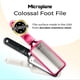 thumbnail image 3 of Rascador de lima para pies Microplane Colossal, acero inoxidable, color rosa, 3 of 8