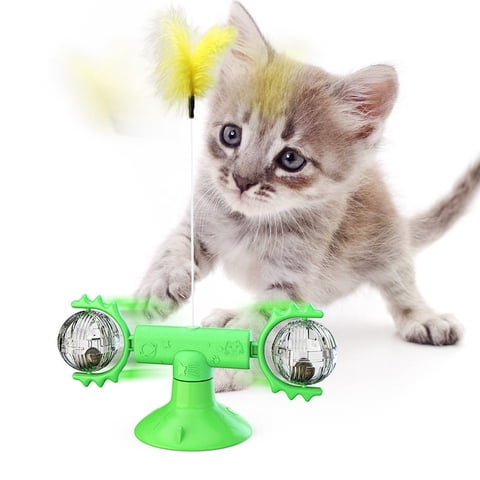 Genérico - Juguete Interactivo Antiestres Para Gatos Molino Viento Cat Toys