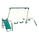 thumbnail image 2 of Columpio Doble + Balancin + Resbalin 289X173X186Cm Gamepower verde Tamano Unico, 2 of 3