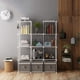 thumbnail image 4 of Organizador de almacenamiento C&AHOME Wire Cube 12 cubos de metal blanco, 4 of 7