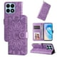 thumbnail image 4 of Funda tipo cartera FOXDOCK para Honor X8A , diseño girasol en relieve, cuero PU, cierre magnético, soporte y tarjetero, 4 of 5