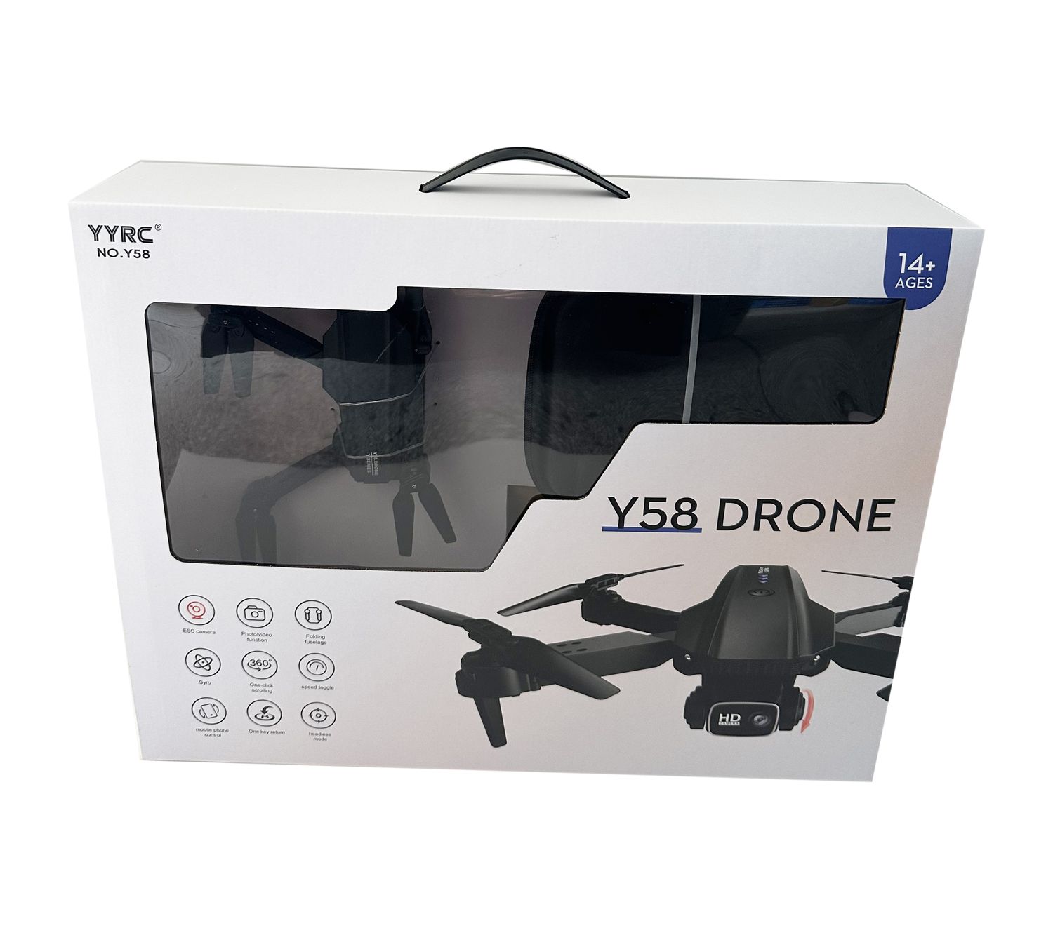 Juguete Dron Volador Negro - Toyng