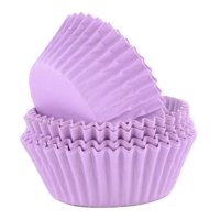 Genérico - Pack X100 Capsula Para Hornear Capsulas Cupcakes Violeta 6Cm