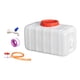 thumbnail image 2 of Tanque De Agua Reutilizable, Cubo De Almacenamiento Horizontal Para Camping, Jardín, Coche, Blanco, 27,5 Kg, 2 of 5