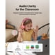 thumbnail image 4 of Auriculares con cable para niños Belkin SoundForm Mini USB C Pink, 4 of 8