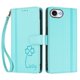 thumbnail image 3 of Funda Cartera Trébol para iPhone 17e/iPhone 16e con Ranuras Tarjetas y Carga Inalámbrica Verde menta, 3 of 6