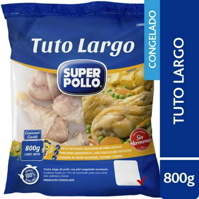 Pollo Trutro Largo Congelado 800 G Super Pollo