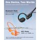 thumbnail image 4 of Auriculares de conducción ósea VLOP IP68 impermeables con MP3 de 32 GB, 4 of 6
