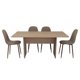thumbnail image 3 of Juego De Comedor 6 Sillas Sin Brazo  Rovere - Café Claro, 3 of 8
