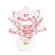 thumbnail image 1 of candelabro de cristal flor candelabro de vela decoración feng shui hogar rojo, 1 of 3