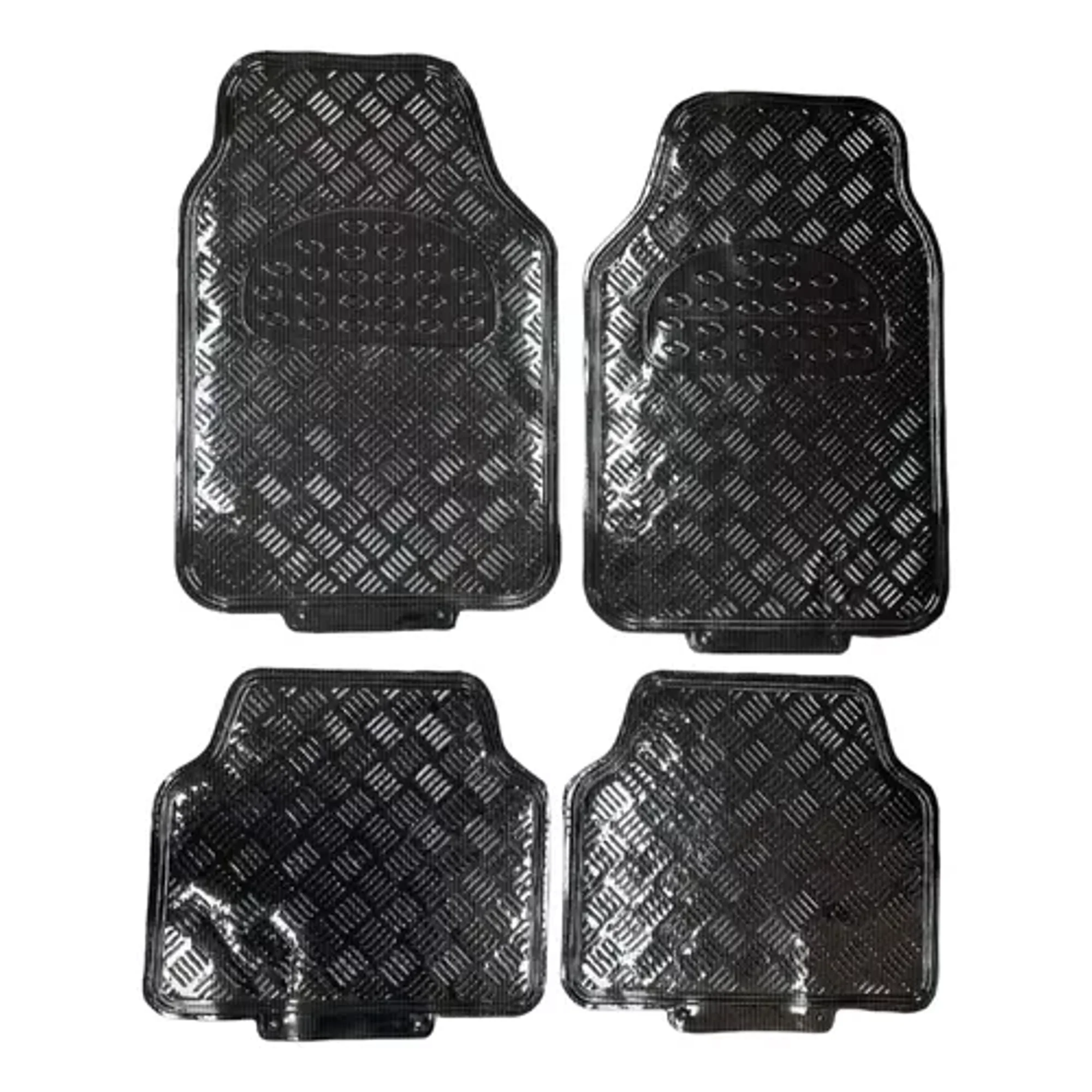 Genérico - Piso Goma Metalizados Tuning Carbono