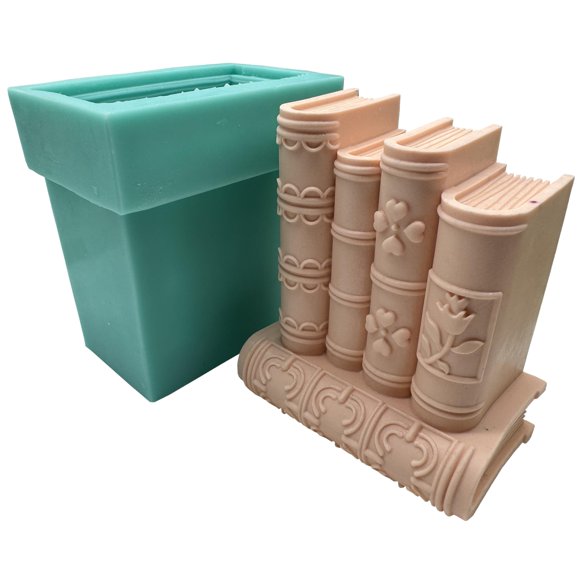 Molde de Silicona I-BEST 3D Libro 10,6x6,6x12,7 cm 570 g