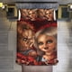 thumbnail image 3 of Bride of Chucky 3 Pcs Bed Sheets Set Breathable Duvet Cover with 2 Pillow Sham Soft All Seasons Bedding Set, 3 of 5