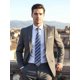 thumbnail image 2 of Corbata Scott Allan Collection 150 cm Azul Gingham a Cuadros, 2 of 7