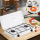 thumbnail image 1 of Cocina Encimera a Gas Licuado 2 Platos+KIT de instalación Cocinilla Blanco, 1 of 6