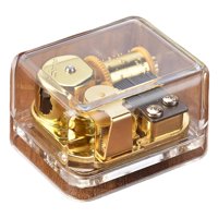 Bothyi - Caja De Música Acrílico Mecanismo Clear Wind Up For Friends Castle In The Sky