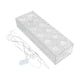 thumbnail image 4 of Florero De Acrílico Luces LED Escritorio Arreglo Floral Florero De Flauta Florero Transparente 12 Hoyos 30x10x6.5cm, 4 of 5