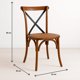 thumbnail image 4 of Silla Crossback Madera Rattan - Café Vintage, 4 of 7