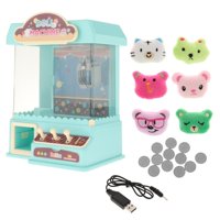 Magideal - Mini Máquina Recreativa Recargable Grab Doll Clip Para Niños Niños