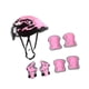 thumbnail image 4 of Casco De Bicicleta Para Ni?os Rodilleras Coderas Mu?equeras Equipo Para Deportes Al Aire Libre Patinaje Color Rosa, 4 of 5