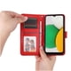 thumbnail image 5 of Funda tipo cartera FOXDOCK para Samsung Galaxy A03 , diseño girasol en relieve, cuero PU, cierre magnético, soporte y tarjetero, 5 of 5