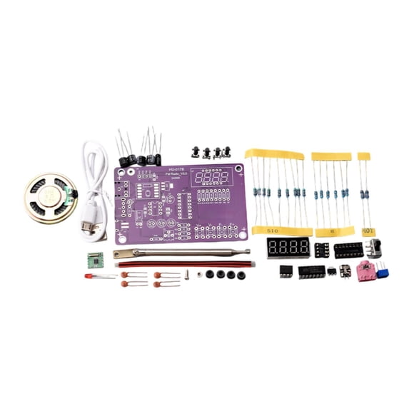 Kit De Radio FM: Proyecto Educativo Creativo De Bricolaje Para Principiantes Y Adultos (sin Carcasa)