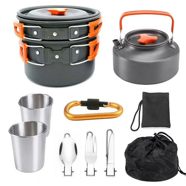 Juego De Utensilios De Cocina Para Camping, De 27 Piezas