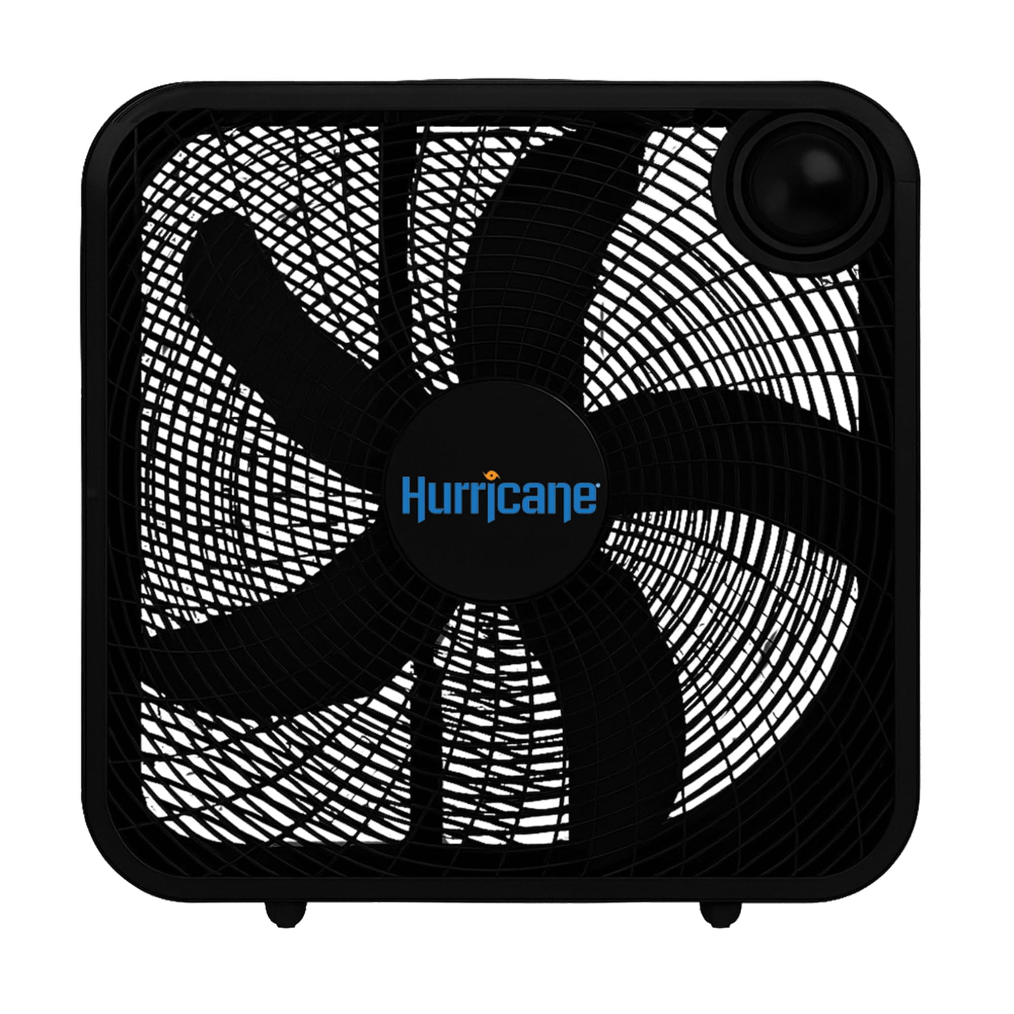 Ventilador Eléctrico Hurricane Classic De Piso 20" Caja Con 3 Velocidades Negro
