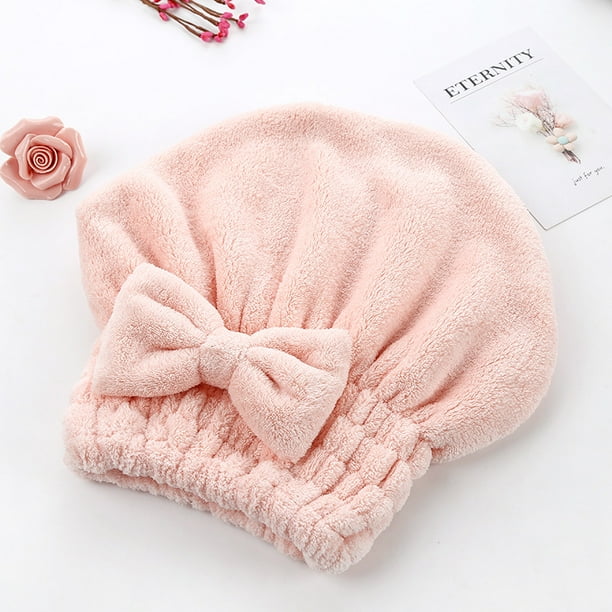 1pc Super Absorbent Coral Velvet Hair Cap - Quick-Drying Hair Towel for Portable Shower and Bath Accessories