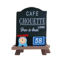 Bothyi - Pizarra En Miniatura Para Fotografía, Accesorio De Escritorio, Paisaje, Casa De Muñecas, Cafetería