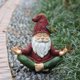thumbnail image 5 of Escultura Smadeer Gnomo de Yoga con Luces Solares 20 cm, 5 of 7