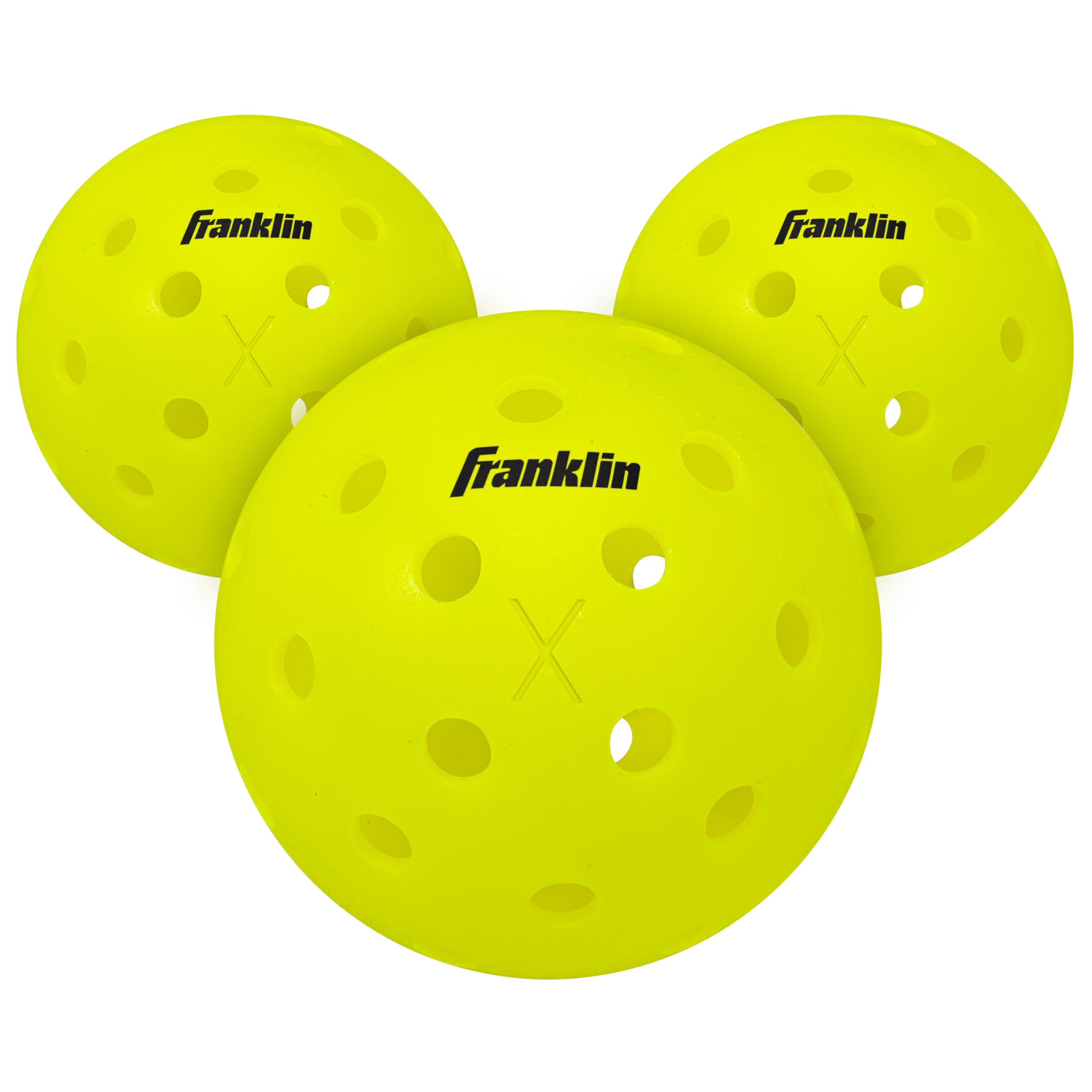 Pelotas De Pickleball Franklin Sports X-40, Paquete De 3 Unidades, Para Exteriores