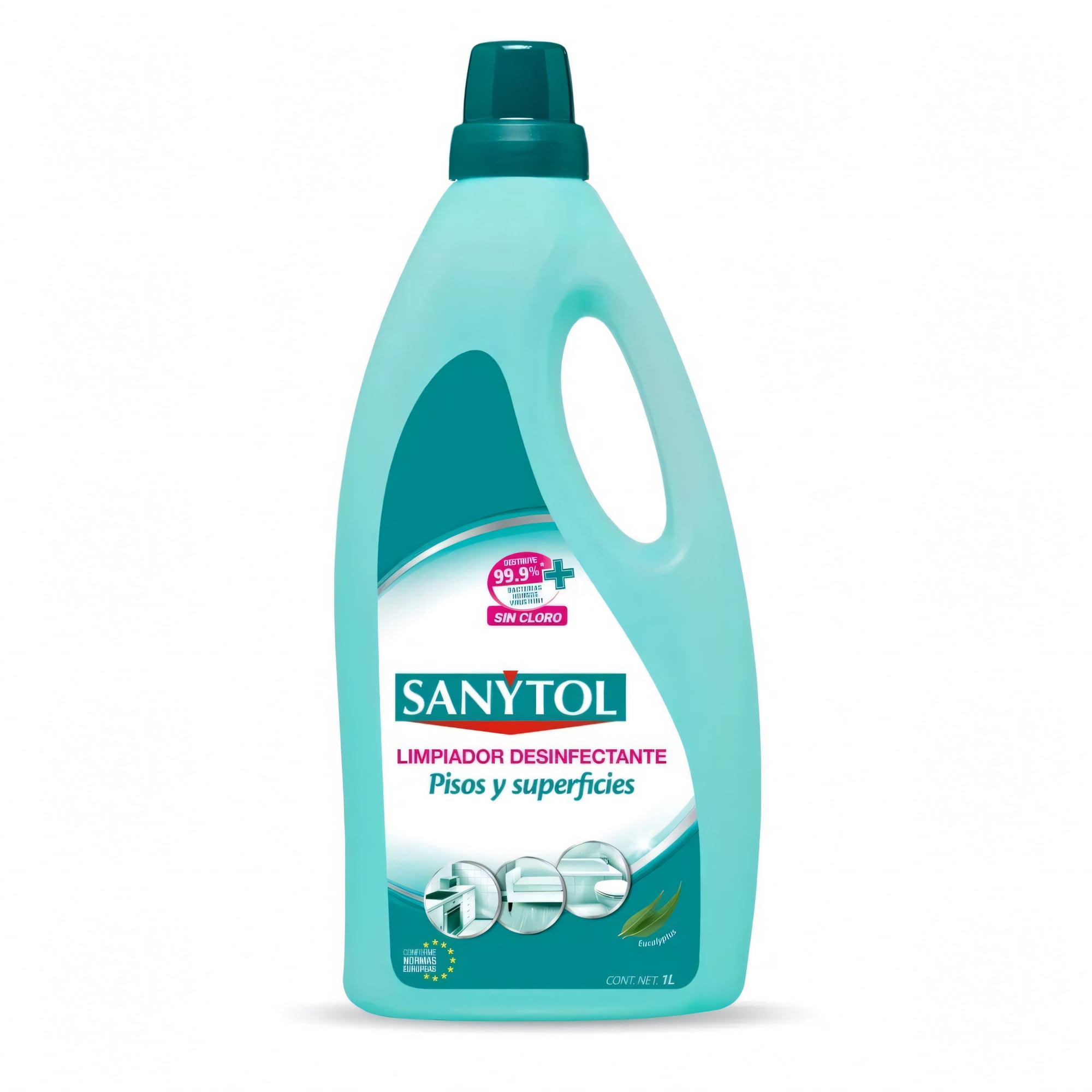 Desinfectante Limpiador de Suelos Eucalipto 1000ml - Sanytol