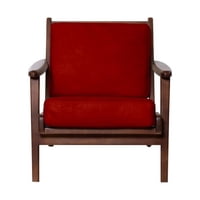 Latam Home - Sitial Neuss Cuero Kentucky Rojo