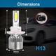 thumbnail image 2 of Ampolleta Auto Led Headlight H1 H3 H4 H7 H11 H13 9005/6 880, 2 of 2