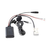 Magideal - Adaptador De Sonido 5,0 Para Coche Dispositivo De Reducción De Ruido Estéreo, Cable Aux Apto Para Rcd310 Rcd510 Rns510, Línea De Adaptador Con Micrófono