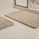 thumbnail image 3 of Set Alfombras De Baño 3 Piezas Suaves Absorbentes T.f.i Beige Claro Cómic, 3 of 3