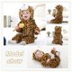 thumbnail image 4 of Mameluco unisex para bebé Costume MICHLEY, de franela, 18 a 24 meses, color marrón, 4 of 6