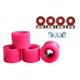 thumbnail image 3 of 4 Piezas Patines De Ruedas Patineta Sure Grip Rollerskate Ruedas Rosa Rojo, 3 of 5