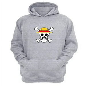 Genérico - Polerón Canguro One Piece Gris Claro Talla M Unisex