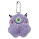 thumbnail image 2 of Lindo Monstruo De Peluche Con Ojos Grandes Llaveros De Coche Para Familiares Amigos Niños Niñas Violeta, 2 of 3