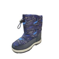 Vinnys Outlet - Bota De Nieve Impermeable Niño Tiburones Azul Oscuro