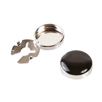 Magideal - Gemelos Clásicos De 2 Piezas Para Decoración De Camisas De Hombre, Decoración De Ropa De Negocios Para Formales, Cubiertas De Botón , Negro